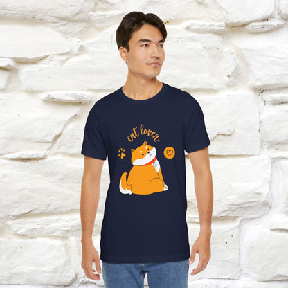 "Cat Lover" T-Shirt for Men & Women | 100% Cotton* | Purrfect Gift for Cat Enthusiasts