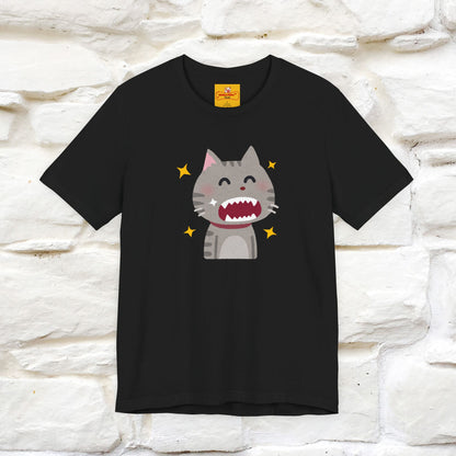 "Smile, Sparkle, Shine" Cat T-Shirt | Front & Back Design | Nunu&Miao Studio
