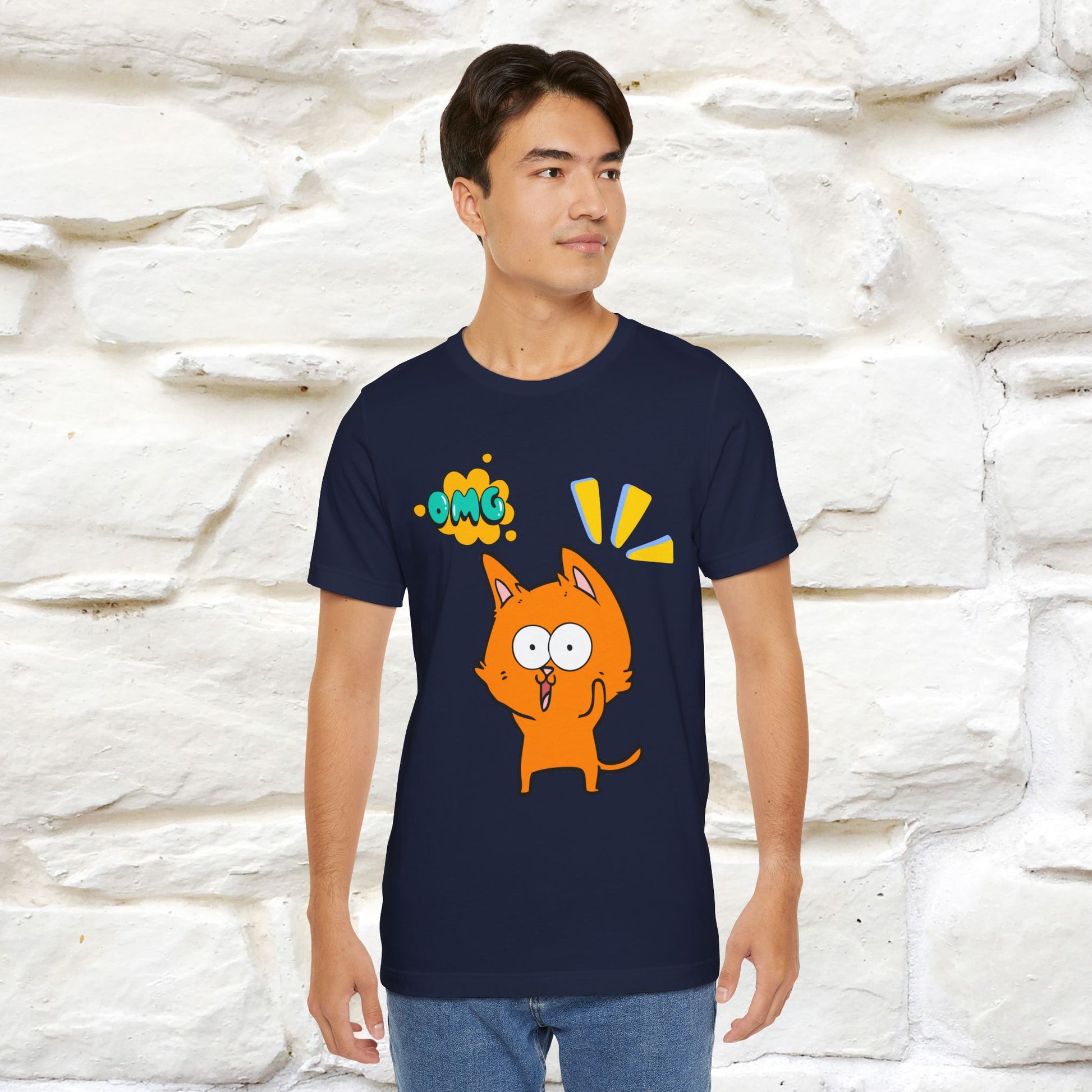 ''Oh My God'' Cat T-Shirt | Nunu&Miao Studio - Nunu&Miao Studio