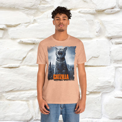 Catzilla T-Shirt | Fun Monster Cat Tee for Men & Women | 100% Cotton*