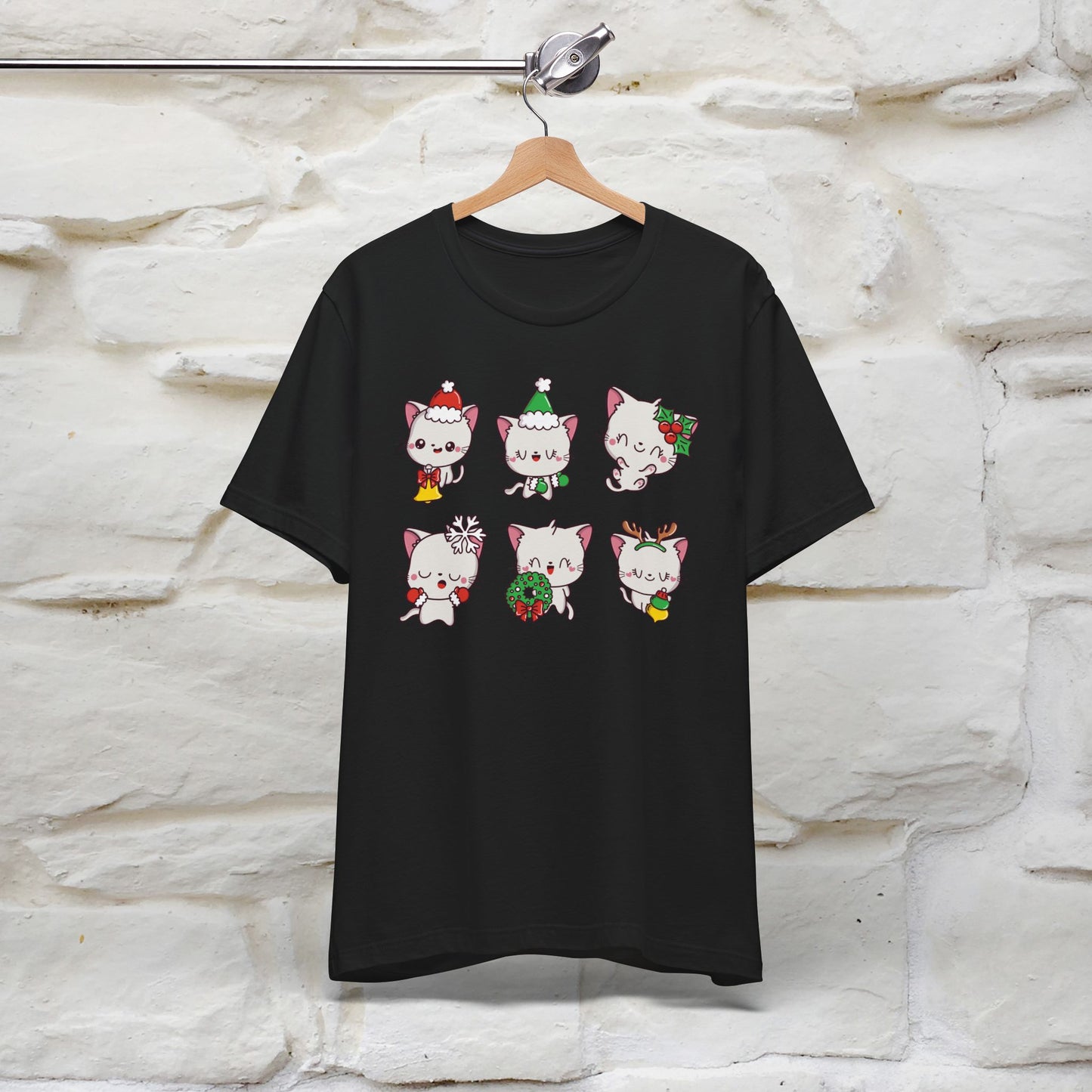 Christmas Cats T-Shirt | Festive Cat T-Shirt for Men & Women | 100% Cotton*