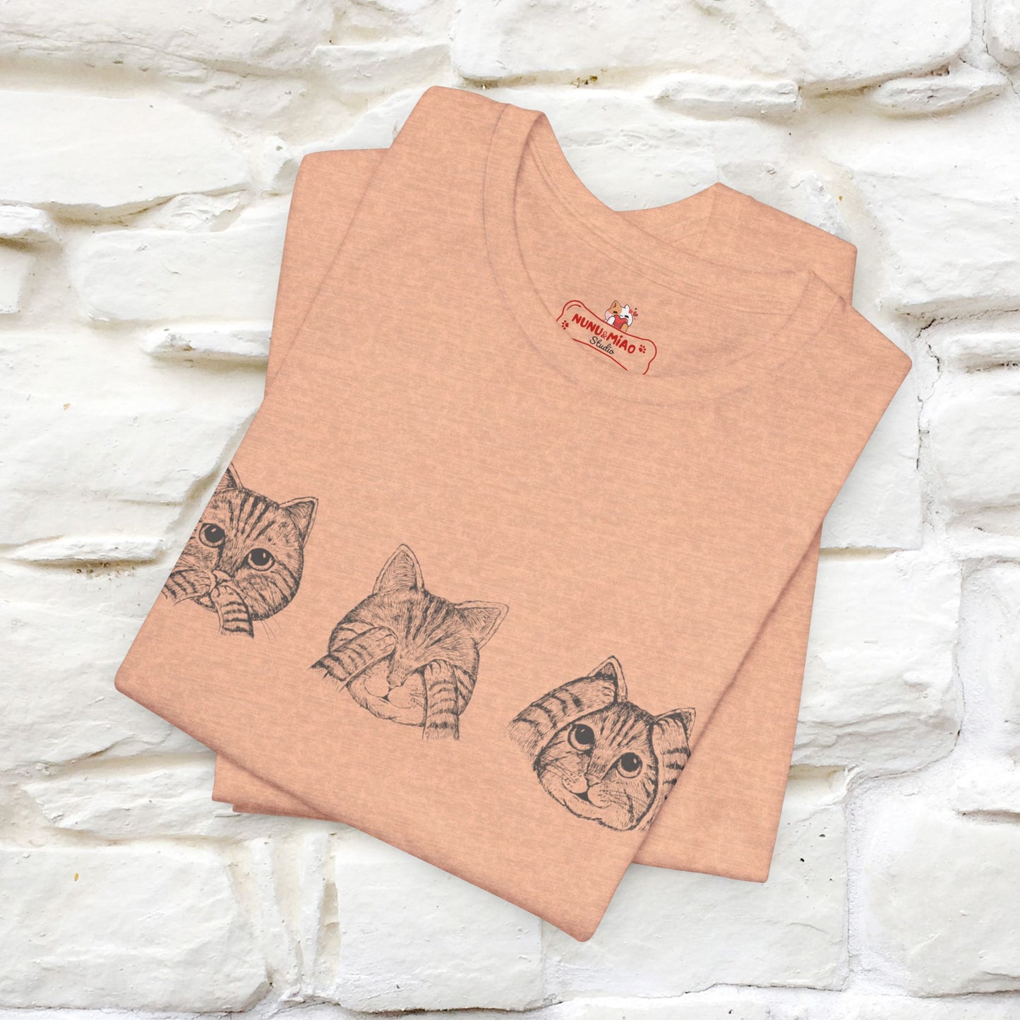 "Cute Cats" Funny Cat T-Shirt for Men & Women | 100% Cotton* - Nunu&Miao Studio