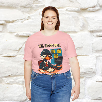 ''Yes, I Look Busy. No I'm Not.''|  Sarcastic Cat T-Shirt | Nunu&Miao Studio