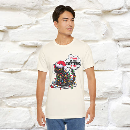 “Everything Is Fine..” | Cat T-Shirt | Nunu&Miao Studio