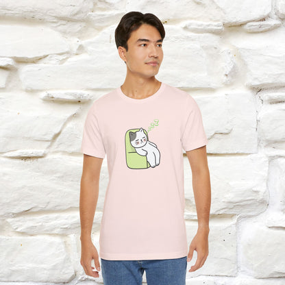 "Keep going… the couch isn’t going to nap on itself." Cat T-Shirt| Front & Back Design | Nunu&Miao Studio