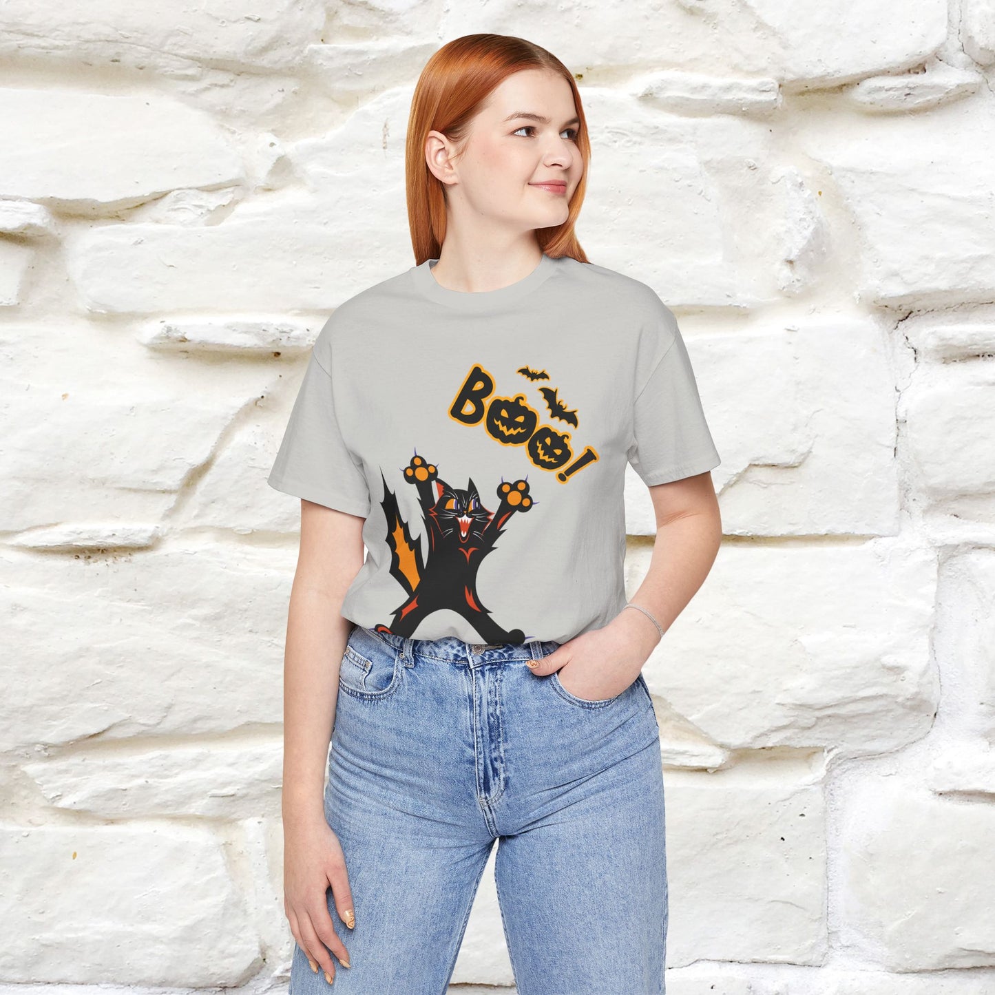 "Boo" Cat  T-shirt |Nunu&Miao Studio