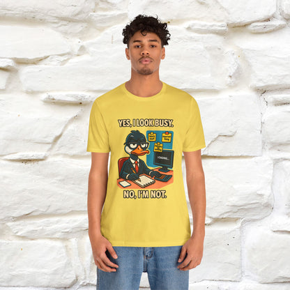 ''Yes, I Look Busy. No I'm Not.''|  Sarcastic Cat T-Shirt | Nunu&Miao Studio