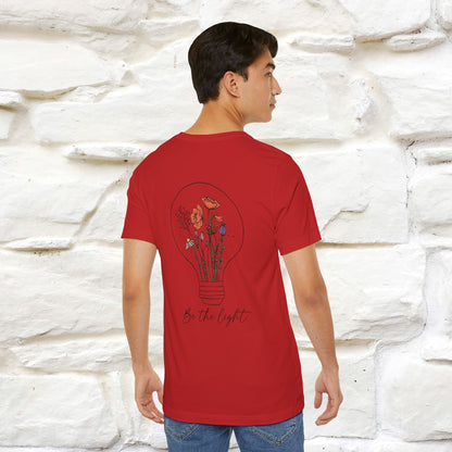 "Be The Light" Cat T-Shirt | Front & Back Design | Nunu&Miao Studio