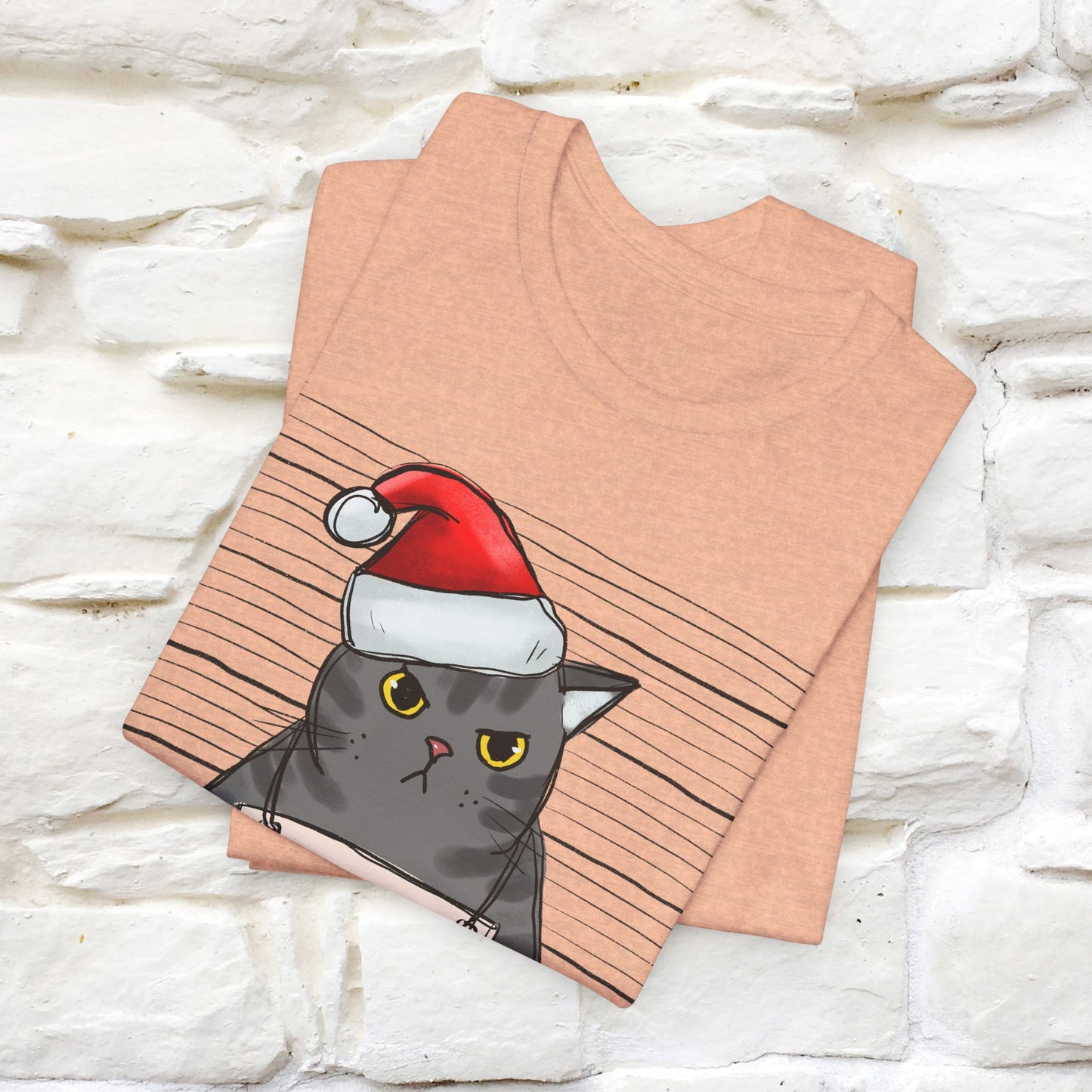 I Knocked Over The Christmas Tree T-Shirt | Festive Cat Christmas Shirt for Men & Women | 100% Cotton*