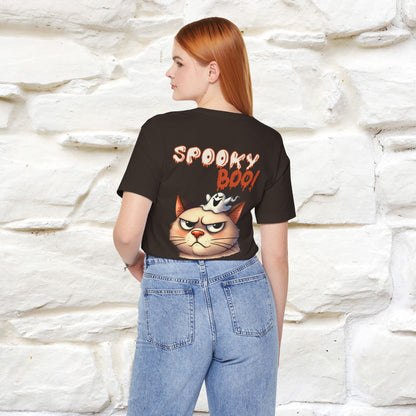 ''Spooky Boo'' T-shirt for Man and women Front And Back Design 100% Cotton*