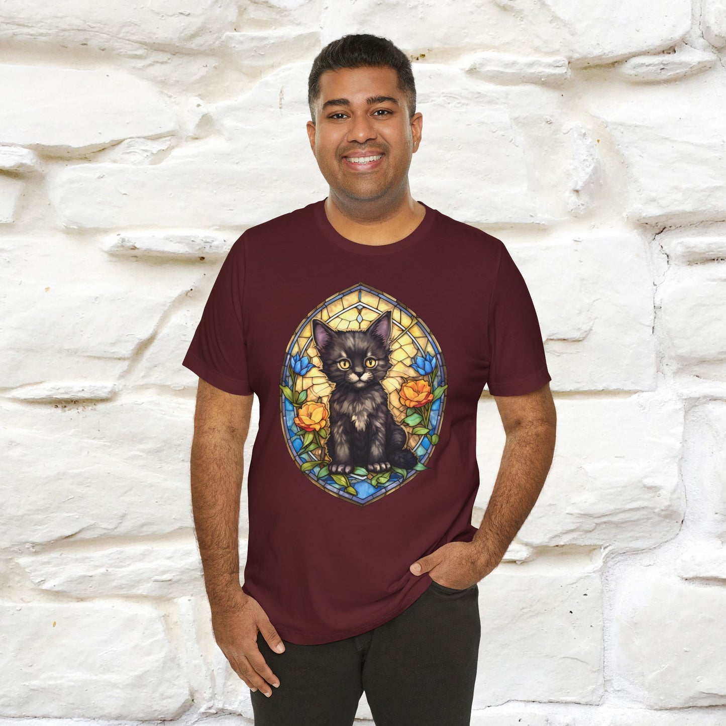 "Cat Mosaic" Cute Cat T-Shirt for Men & Women | 100% Cotton 🐾