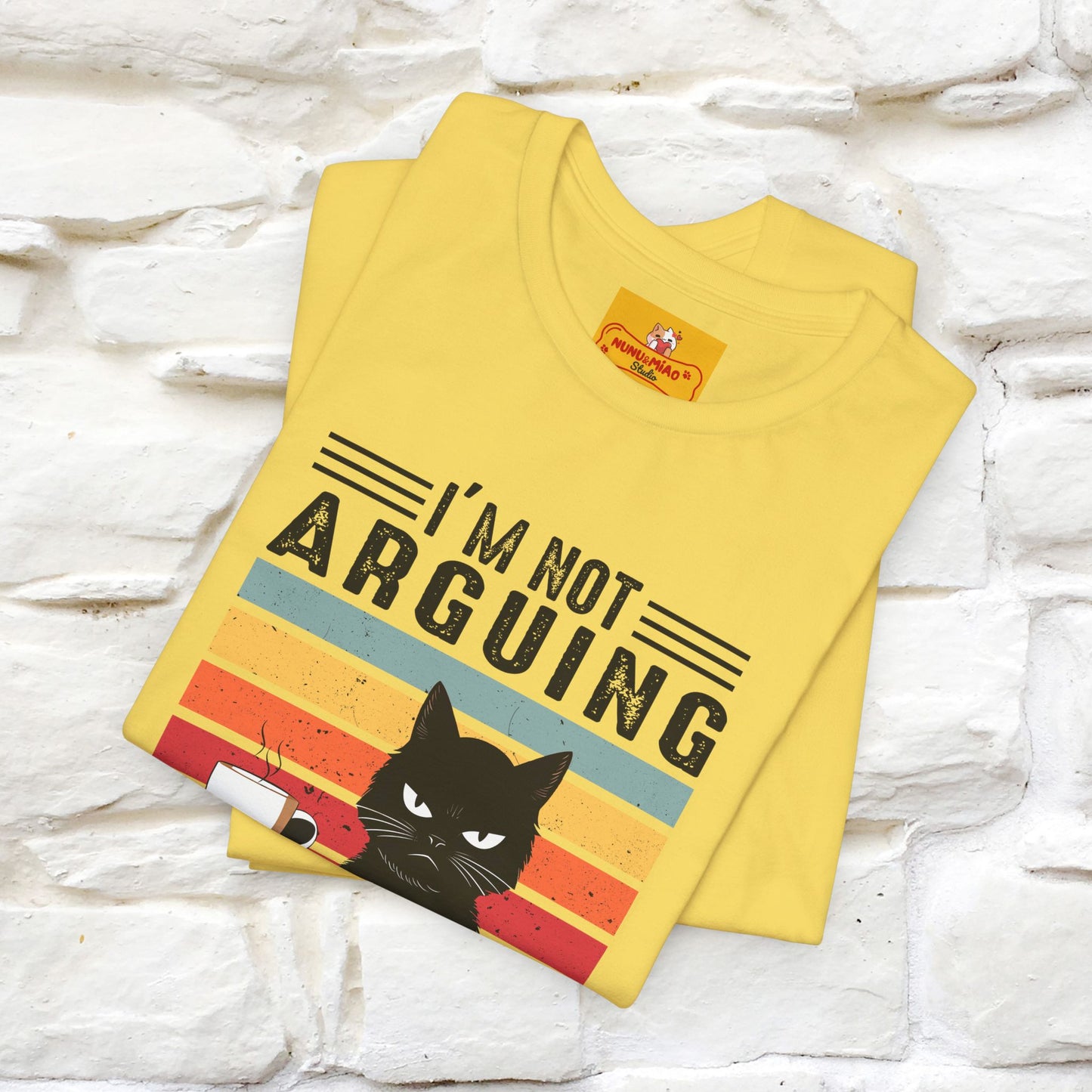 Non sto discutendo, sto spiegando perché ho ragione T-shirt con gatto per uomo e donna | 100% cotone* Maglietta divertente
