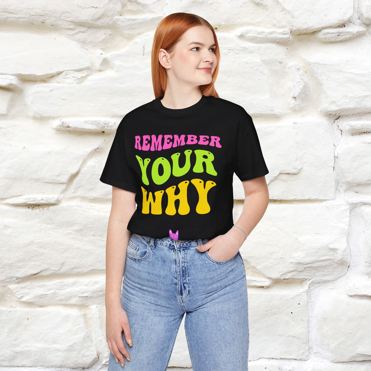 ''Remember Your Why'' T-shirt for Women 100% Cotton* - Nunu&Miao Studio