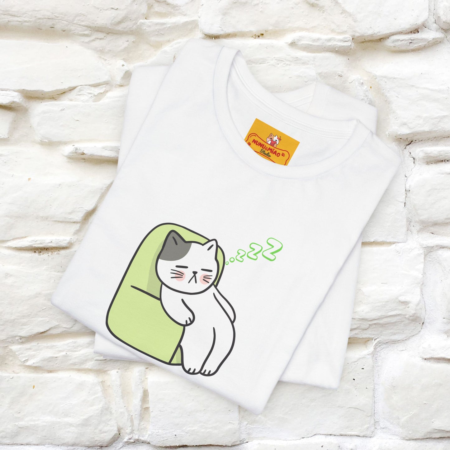"Keep going… the couch isn’t going to nap on itself." Cat T-Shirt| Front & Back Design | Nunu&Miao Studio