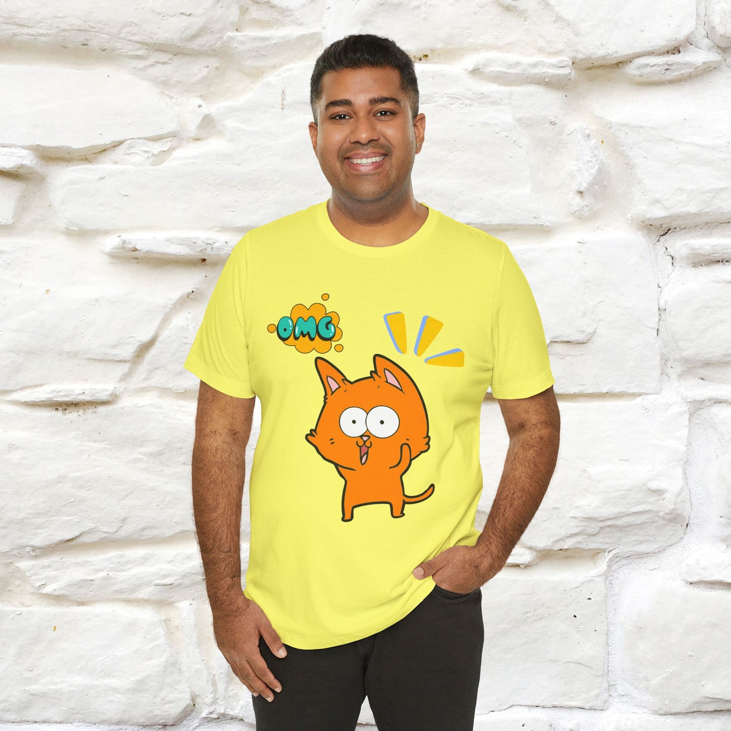 ''Oh My God'' Cat T-Shirt | Nunu&Miao Studio