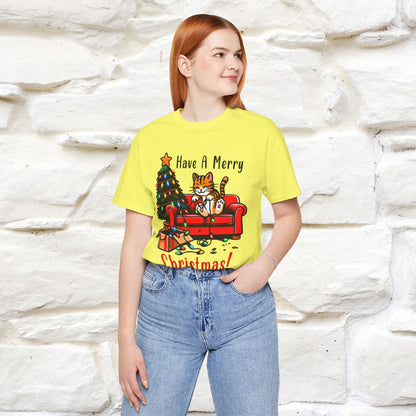 "Have A Merry..." |Funny Cat  T-Shirt | Nunu&Miao Studio