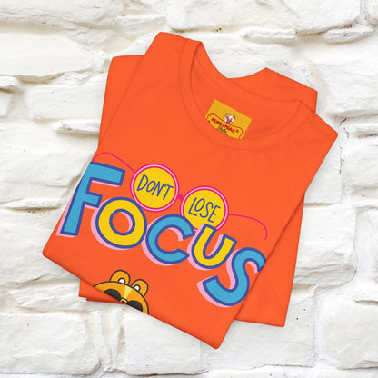 ''Don’t Lose Focus'' Cat T-Shirt | Nunu&Miao Studio - Nunu&Miao Studio
