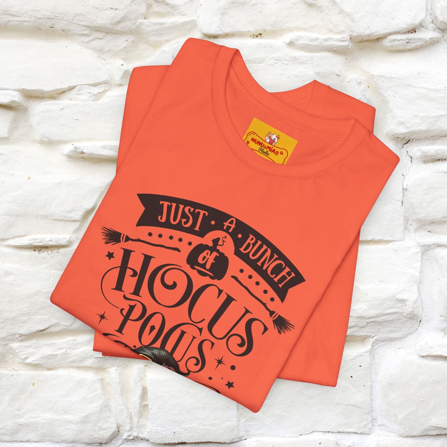 "Just A Bunch Of Hocus Pocus" Cat  T-shirt |Nunu&Miao Studio
