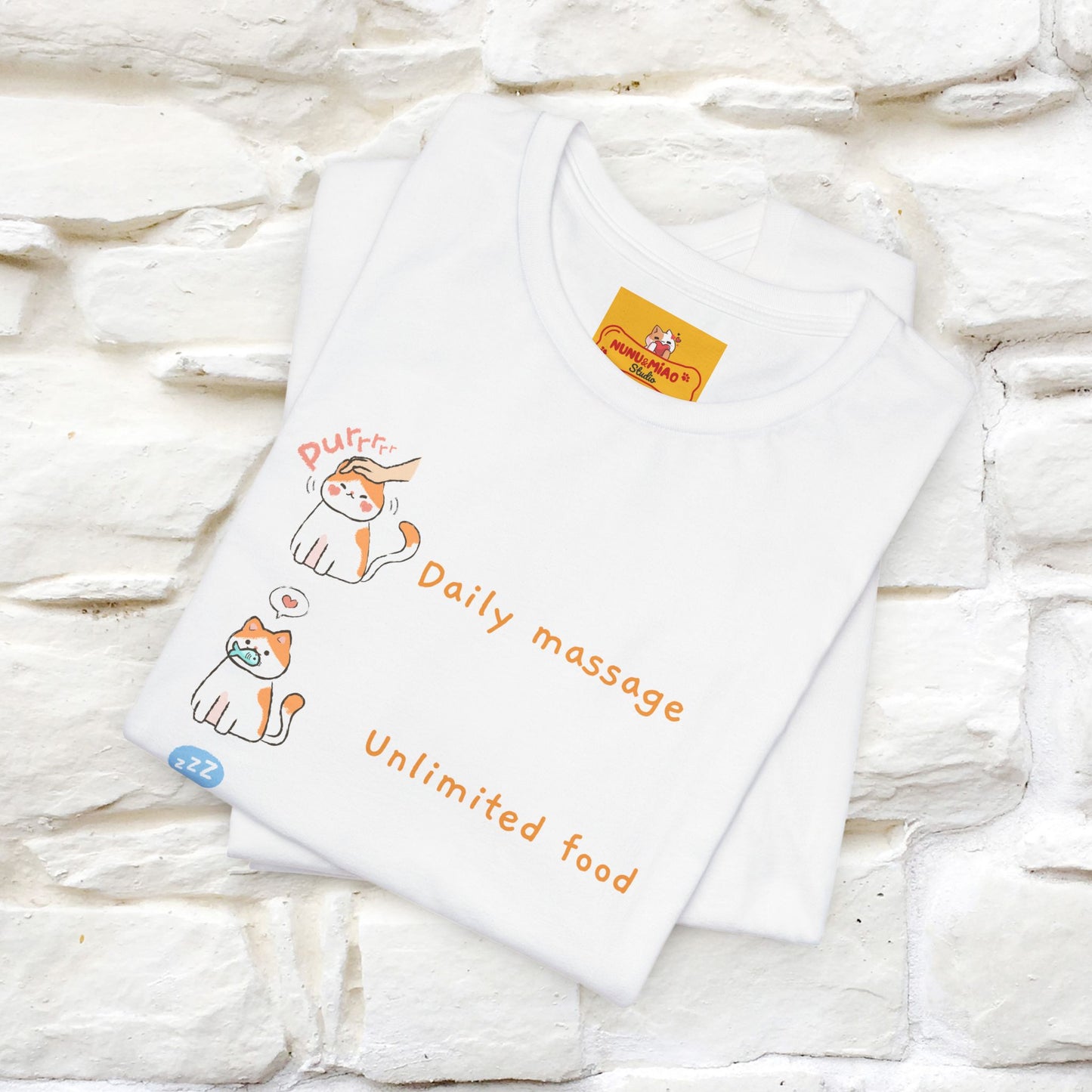 Maglietta con gatto "Cat's Rules" per uomo e donna | 100% cotone* 🐾 | Maglietta divertente per gli amanti dei gatti