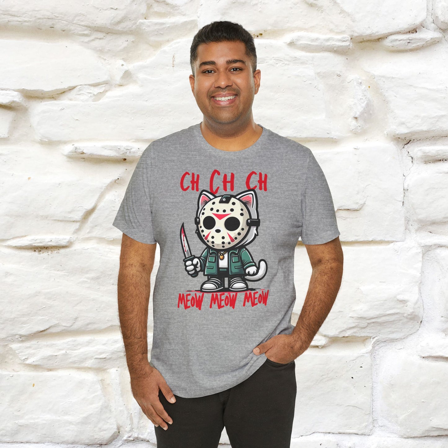 Paws N' Roses T-Shirt | Rock-Inspired Cat Lover Tee for Men & Women | 100% Cotton*