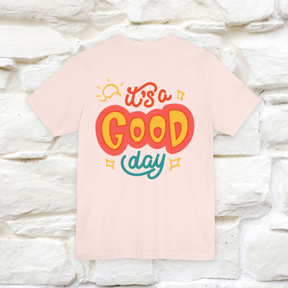""It's A Good Day" Cat T-Shirt| Front & Back Design | Nunu&Miao Studio