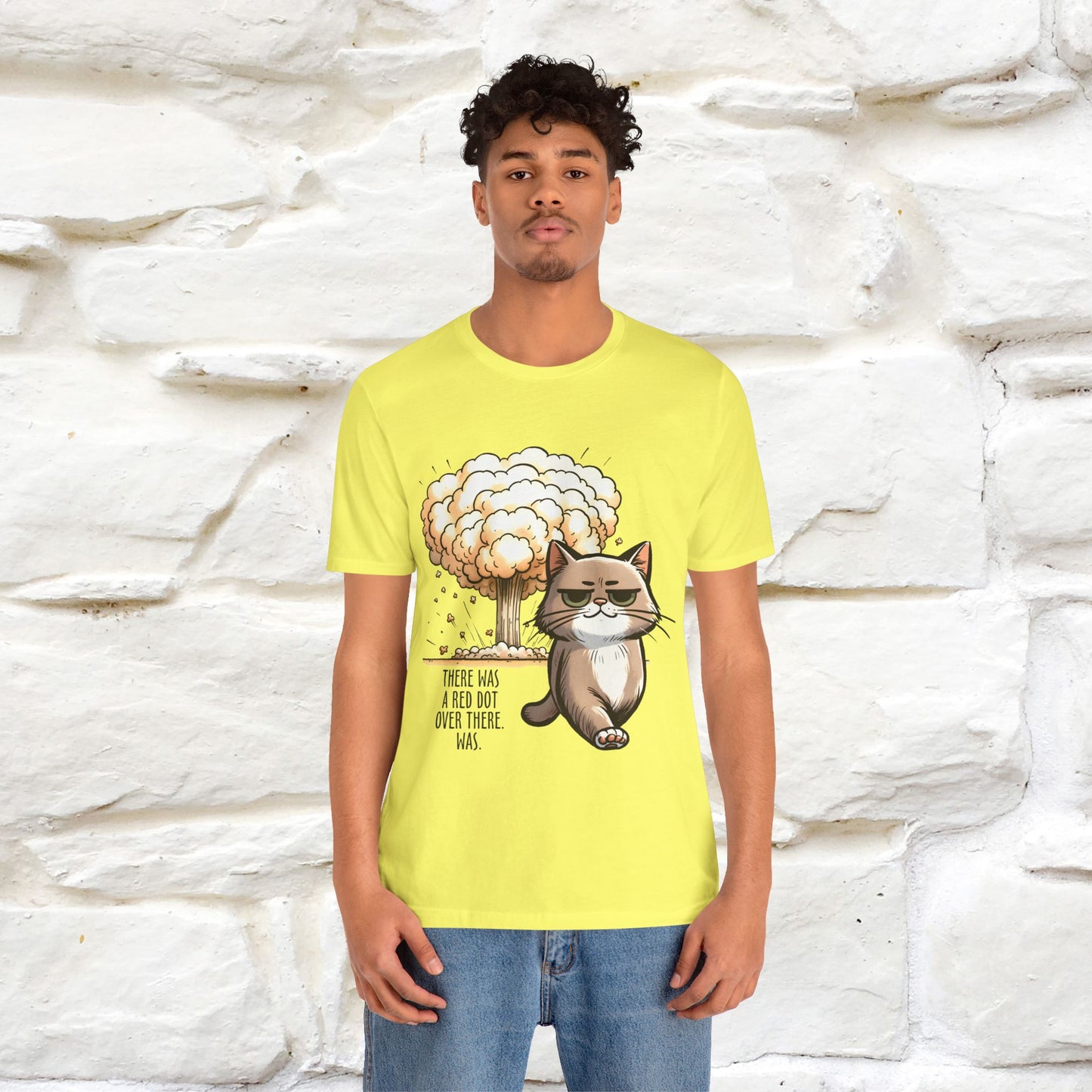 ''The Red Dot Chase'' Funny Cat T-Shirt | Nunu&Miao Studio