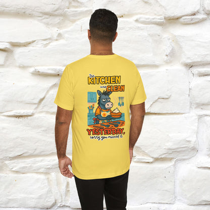 "The Kitchen Was Clean... " |Funny T-Shirt | Nunu&Miao Studio