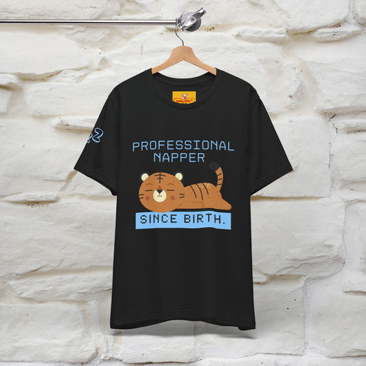 ''Professional napper since birth.''| CatT-Shirt | Nunu&Miao Studio