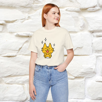 ""It's A Good Day" Cat T-Shirt| Front & Back Design | Nunu&Miao Studio