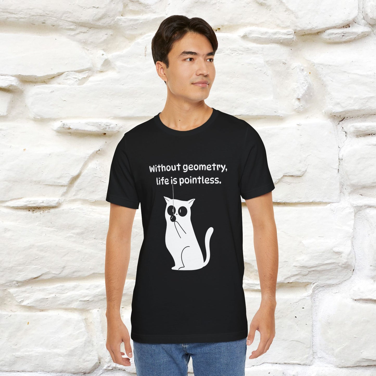 ''Without geometry, life is pointless.''| Funny T-Shirt | Nunu&Miao Studio