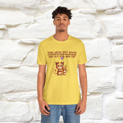 "Humans Are Out-Evil-Ing Us." Cat  T-shirt |Nunu&Miao Studio - Nunu&Miao Studio