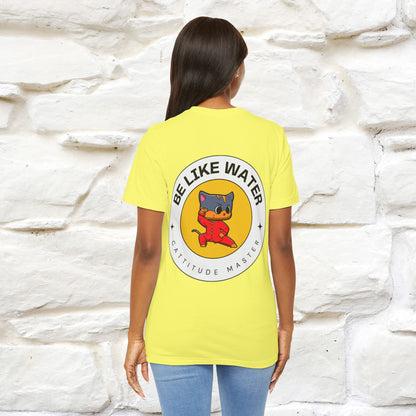"Be Like Water: Cattitude Master | Cat T-Shirt |Nunu&Miao Studio