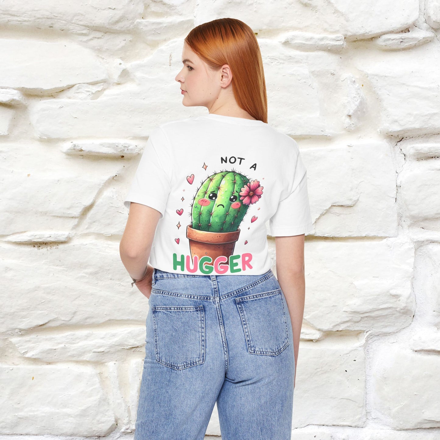 "Not A Hugger" |Funny T-Shirt | Front & Back Design|Nunu&Miao Studio