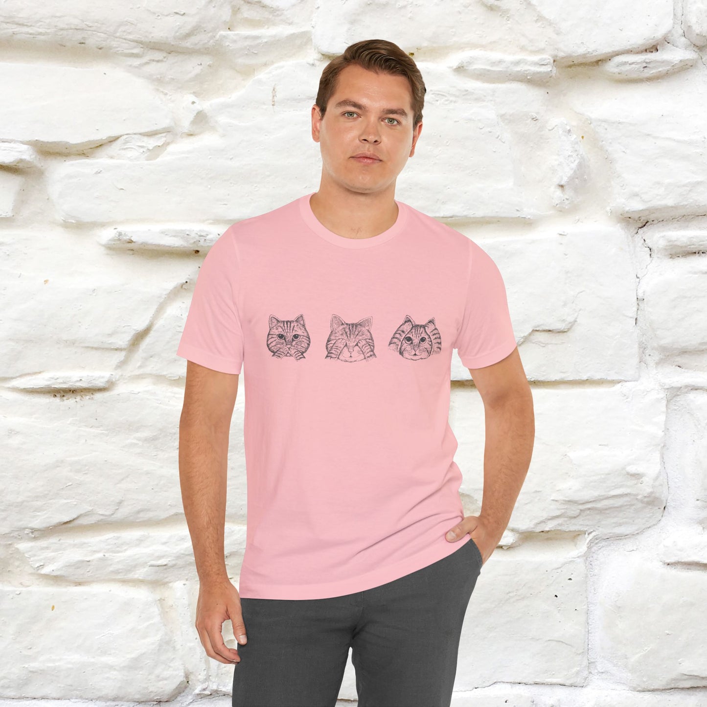 "Cute Cats" Funny Cat T-Shirt for Men & Women | 100% Cotton* - Nunu&Miao Studio
