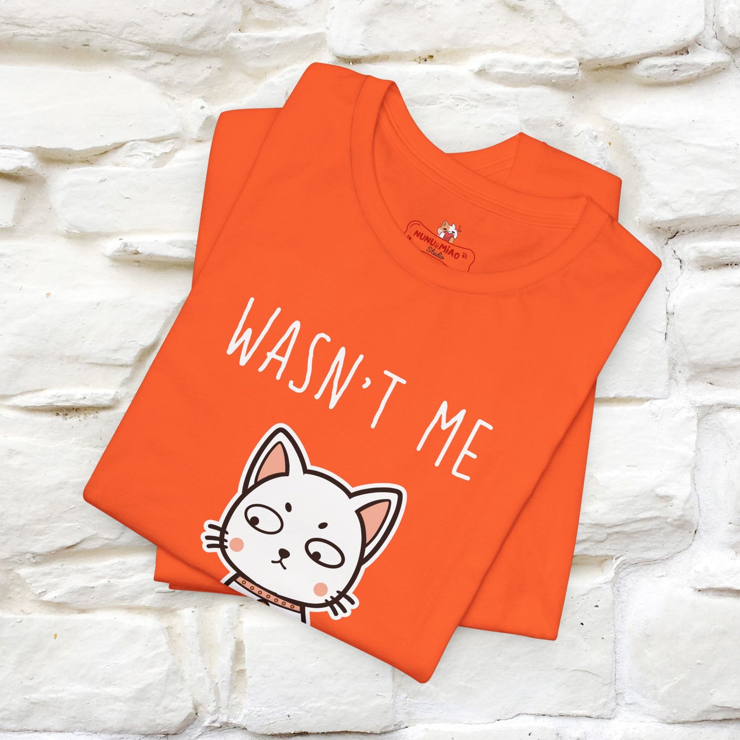 "Wasn't Me" Cat T-shirt for Men & Women | 100% Cotton* 🐾