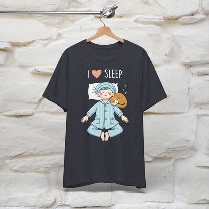 "I Love Sleep" Cute Cat T-Shirt for Men & Women | 100% Cotton* 🐾