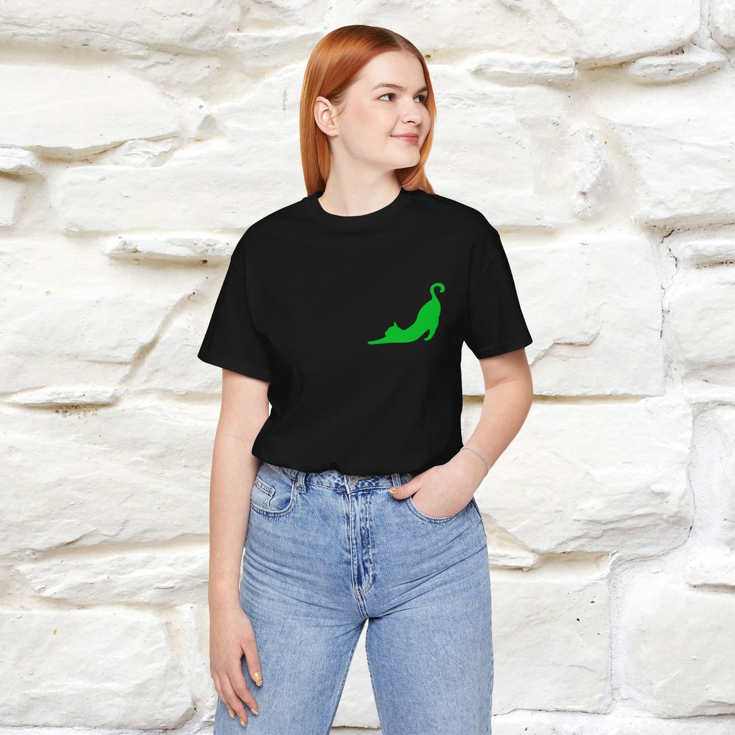 "Take a Deep Breath & Try All Over Again" Cat T-Shirt| Front & Back Design | Nunu&Miao Studio