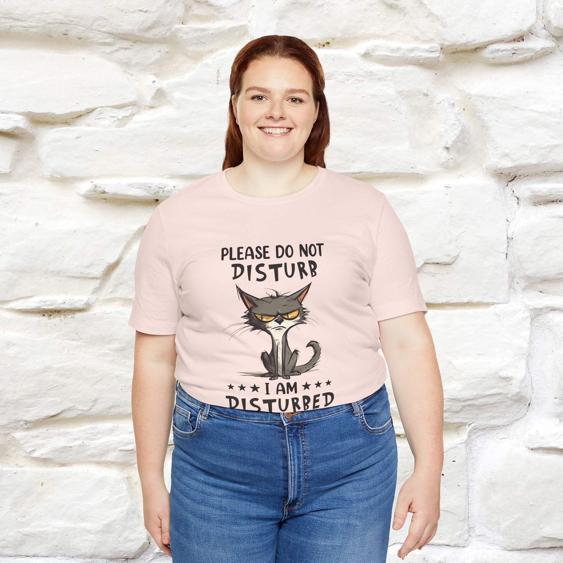 ''Please Do Not Disturb, I’m Already Disturbed Enough''| Cat T-Shirt |Nunu&Miao Studio - Nunu&Miao Studio