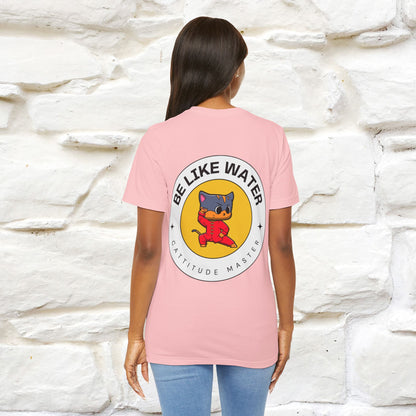 "Be Like Water: Cattitude Master | Cat T-Shirt |Nunu&Miao Studio