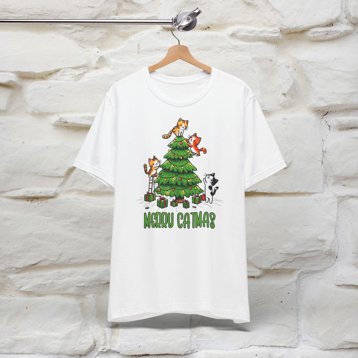 Merry Catmas | Cattitude Christmas Shirt for Men & Women | 100% Cotton*