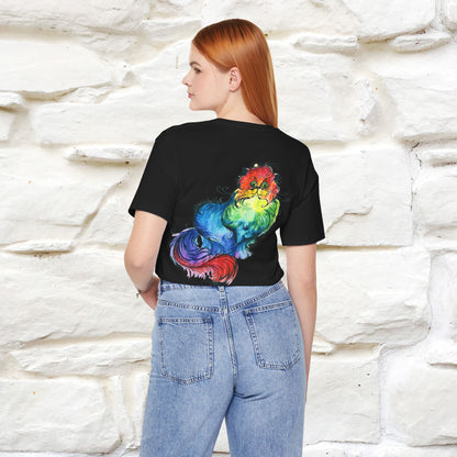 "Il Pittore'' Cat T-Shirt Front and Back Design | Nunu&Miao Studio