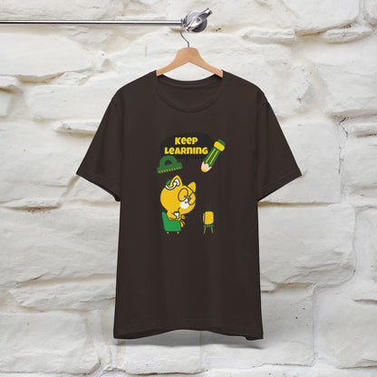 ''Keep Learning'' T-shirt for Man 100% Cotton* - Nunu&Miao Studio