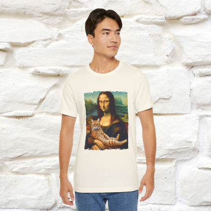 Mona Lisa’s Cat T-Shirt | Classic Art-Inspired Cat Tee for Men & Women | 100% Cotton*