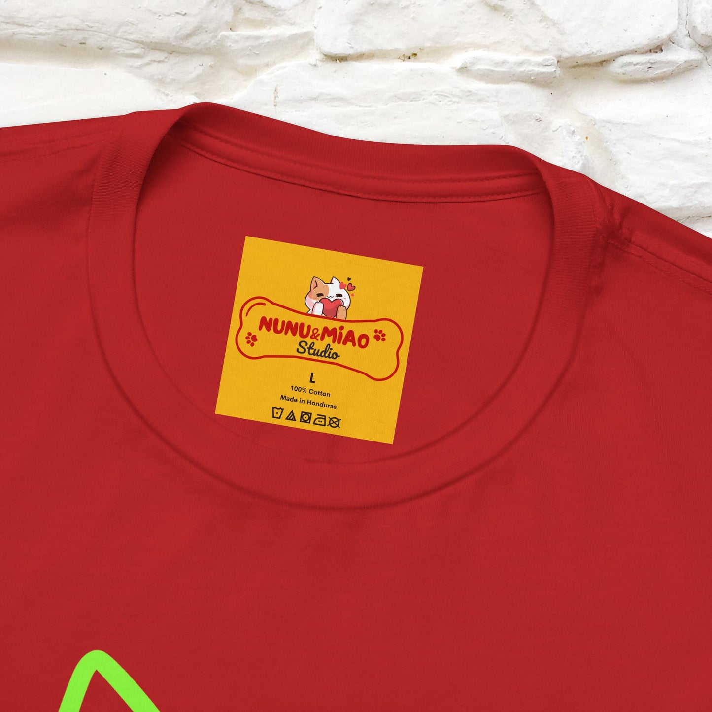 ''Everything Will Be Ok '' Cat T-Shirt Front and Back Design | Nunu&Miao Studio