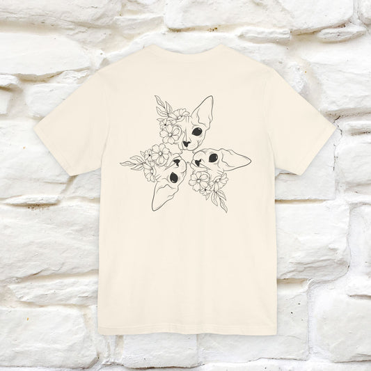 "Trinity'' Cat T-Shirt Front and Back Design | Nunu&Miao Studio