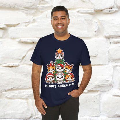 “Meowy Christmas” | Cat T-Shirt | Nunu&Miao Studio