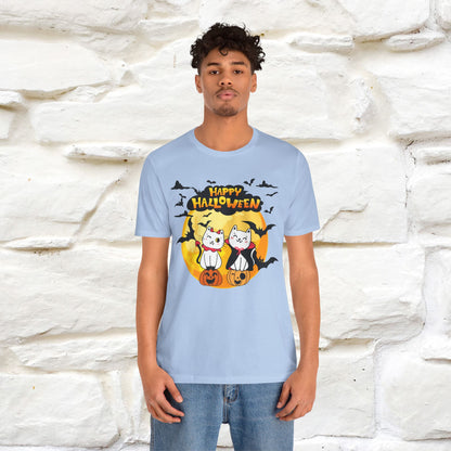 "Happy Halloween Cat Couple " Cat  T-shirt |Nunu&Miao Studio