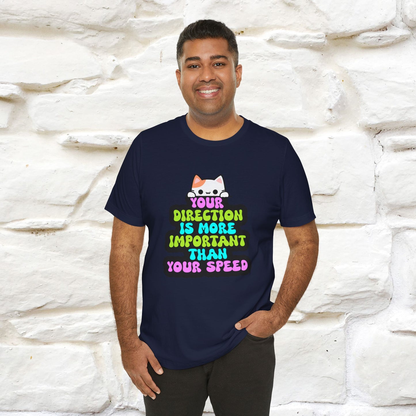 "Your Direction Is More ..." |  Cat T-shirt | Nunu&Miao Studio - Nunu&Miao Studio