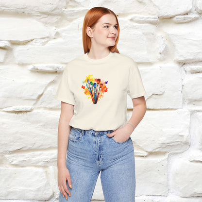 "Il Pittore'' Cat T-Shirt Front and Back Design | Nunu&Miao Studio