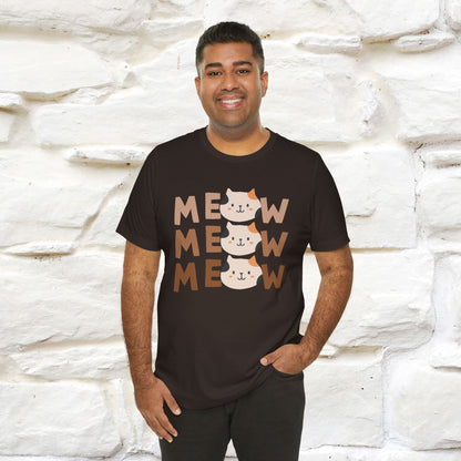 "Hello Autumn" Cat T-Shirt for Men & Women | 100% Cotton | Seasonal Feline Fashion